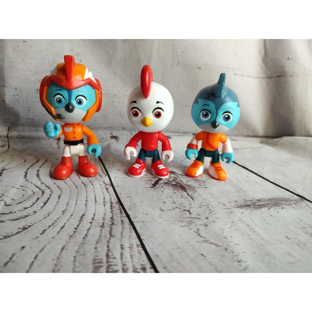 Nick Jr. Top Wing Action Figures Toy Lot of 3 Hasbro 2018 Animals